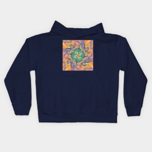 Marbling 33 Kids Hoodie